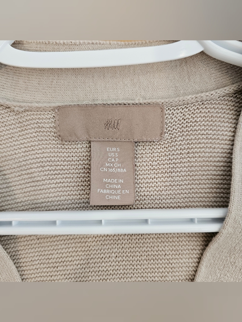 H&M Rib-knit Cardigan Cropped - Small - Picture 3 of 9